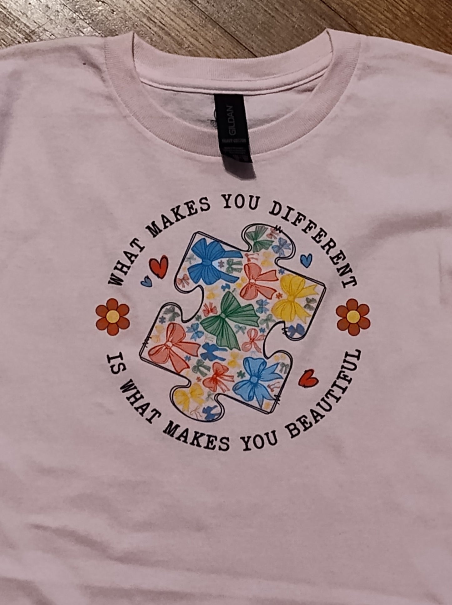 Kids/youth Autism puzzle shirt