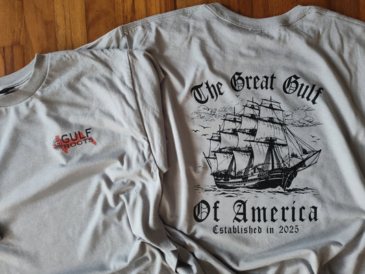 The Great Gulf of America adult tshirt